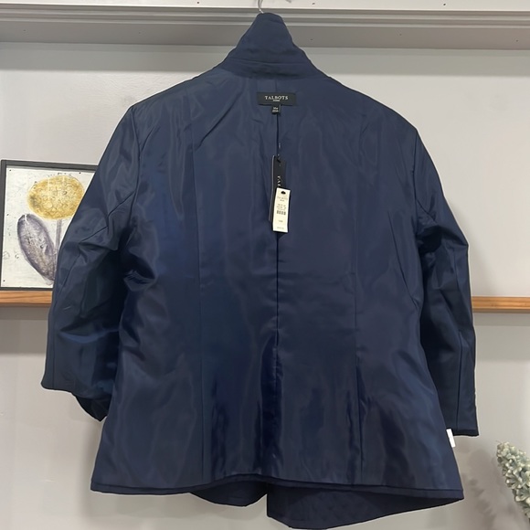 Talbots Quilted Blazer Jacket, Size 14W, NWT - Picture 9 of 12